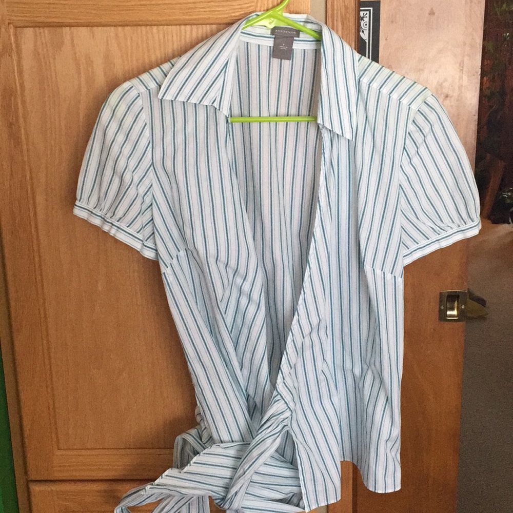 Ann Taylor wrap blouse